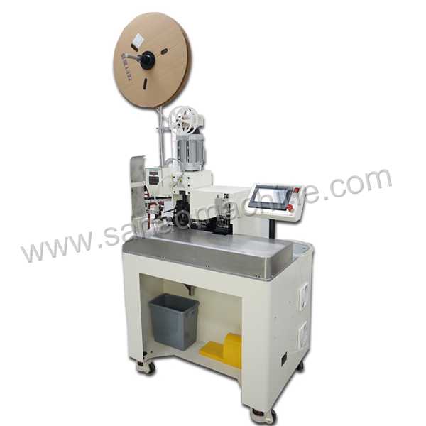 Automatic sheathed wire stripping terminal crimping machine for cable SA-J02