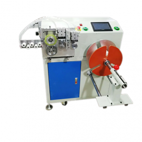 Automatic cable measuring cutting winding and tying bundling machine 