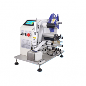 Semi-automatic desktop adhesive label labeling machine for wire cable SA-L10