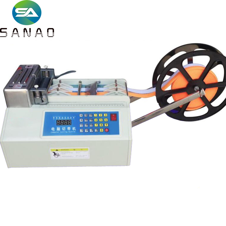 Hot sell hook and loop circle shape tape cutting machine for different angle 