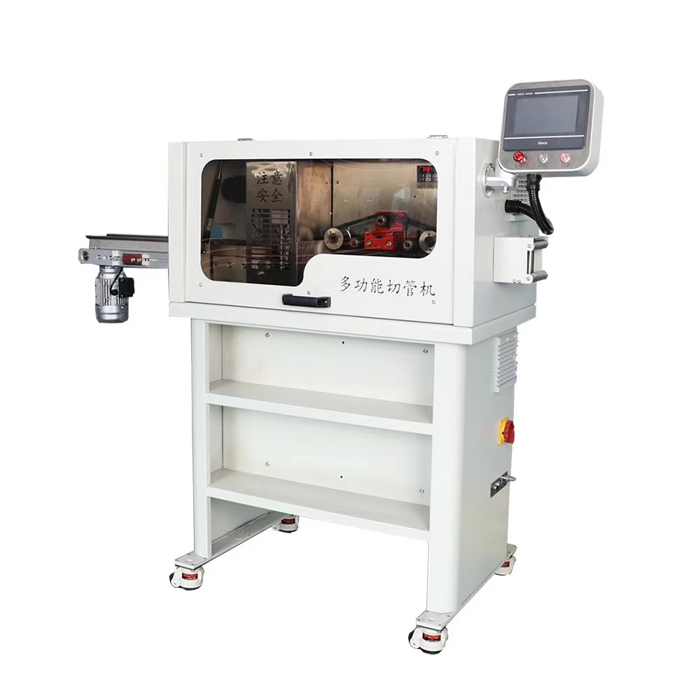 Full Automatic Flexible Stainless Steel Pipe cutting machine metal house cutting machine 