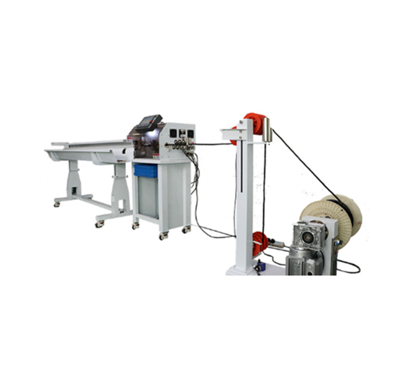 Full automatic Long Wire Cutting and Stripping Machine With Conveyor Belt