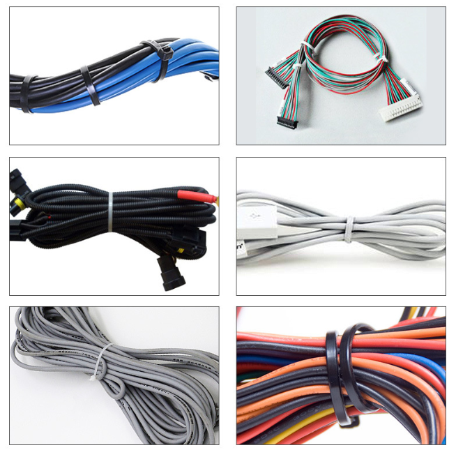 Automatic nylon cable tie and bundling machine