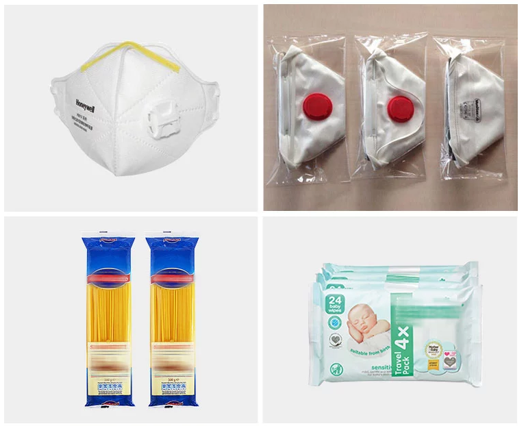 Automatic Disposable 3 ply Medical Face Mask Flow Packing Machine