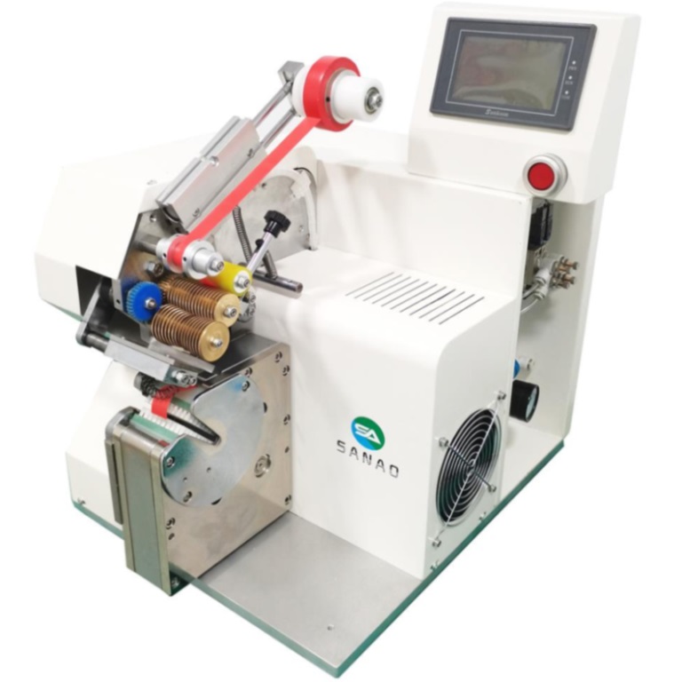 Electric tape wrapping machine
