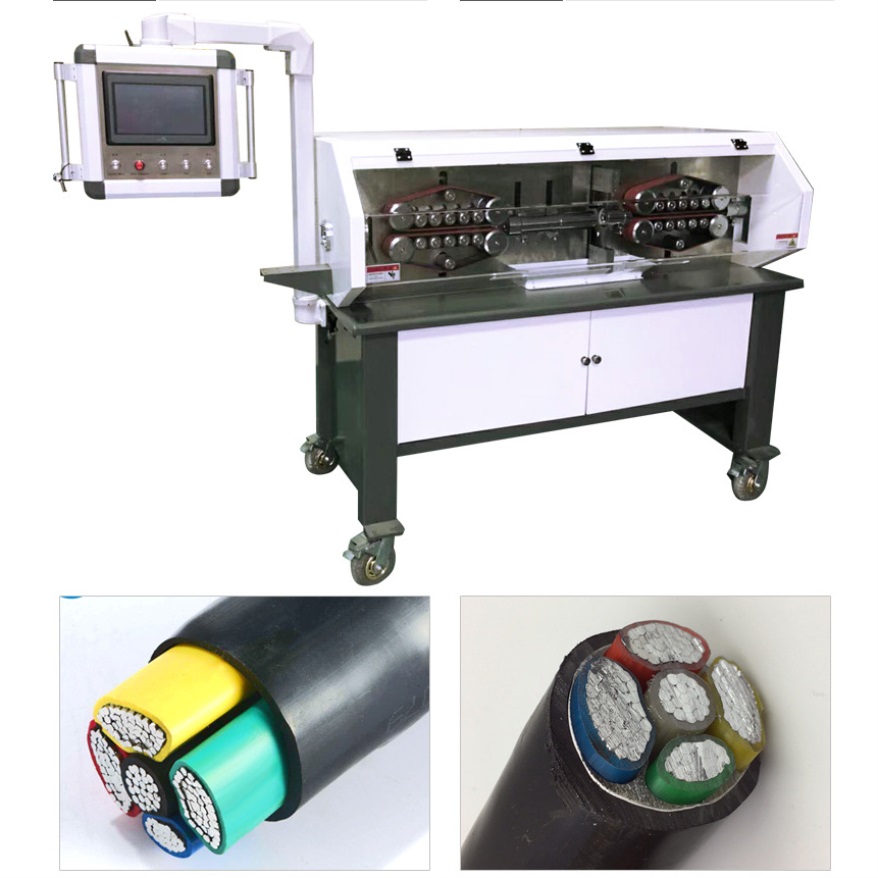 30-300mm2 Automatic high power cable wire stripping machine
