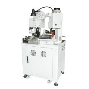 Full automatic Flat 2 core wire cut strip terminal crimp machine