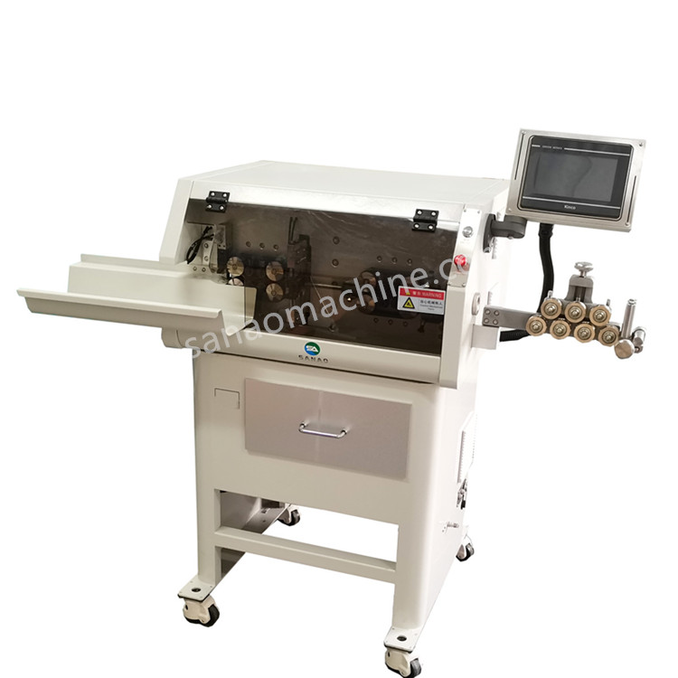 Automatic 2 3 4 5 cores Multi-core wire Cutting and Stripping Machine