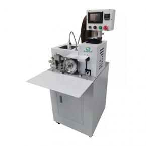 Automatic heat shrinkable tube inserting machine