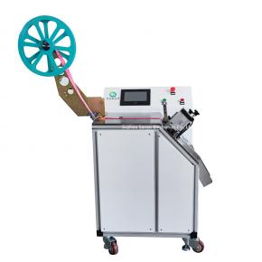 High speed Ultrasonic Printed belt cutting machine