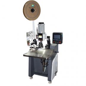 Electric sheath cable stripping and crimping machine