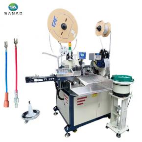 Automatic Wire Crimping and Insulated Sleeve Insertion Machine