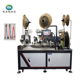 Fully Automatic Combined Terminals Crimping Machine Heat Shrinkable Tube Insert Machine