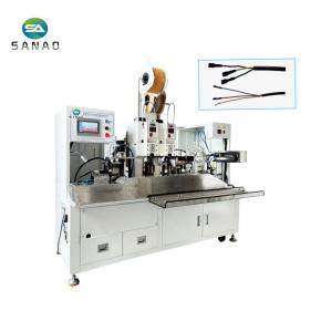 Semi-Automatic Sheathed cable 3 core crimping shrinking tube insert heating machine