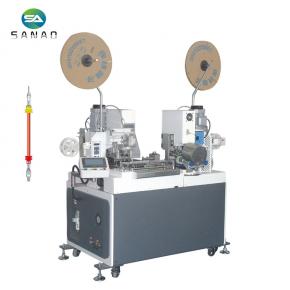 Automatic Double Head Cable Terminal Crimping Waterproof Seal Plug Inserting Machine